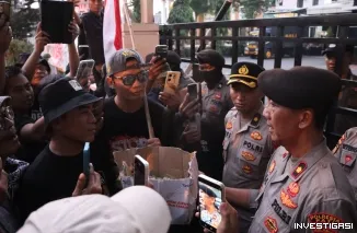 Pelayanan Hari Keempat Aksi AMPB Berlangsung Aman, Kabag Ops Polresta Pati: Tetap Humanis dan Jangan Terpancing Provokasi