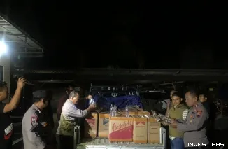 Polisi Pati Sita 1.100 Botol Miras Arak Bali Siap Edar