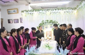 Polres nias hadiri persemayaman dan pemakaman ALM. KOMPOL DESRAHMAN JAYA HIA, S.E., sebagai bentuk penghormatan terakhir