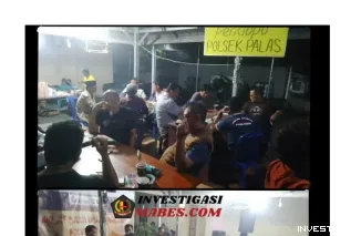Semarak Piala Dunia FiFA 2026 Polsek Palas Gelar Nobar Dan Lomba Gaple