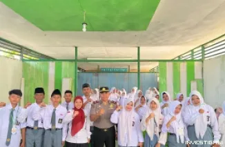 Tanamkan Nilai Toleransi dan Taat Hukum Sejak Dini, Polres Bitung Bekali Peserta MATAMUDA Madrasah Aliyah Al Khairaat