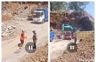 Viral! Dugaan Tambang Ilegal di Singojuruh Beroperasi Terang-terangan, Di Mana Ketegasan APH