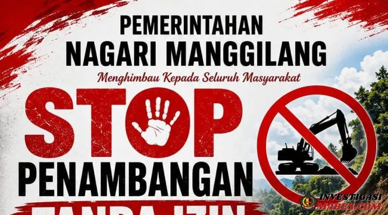Tambang Tanpa Izin Ditolak, Manggilang Bersatu Lindungi Lingkungan Nagari