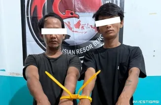 Dua Pria Diamankan Polres Bengkalis Bersama Sabu 1,12 Gram" di Bathin Solapan