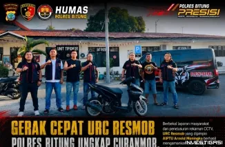 Gerak Cepat URC Resmob Polres Bitung Ungkap Curanmor di Girian, Dua Terduga Pelaku Diamankan