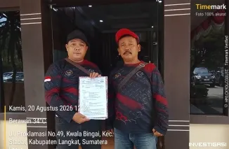 LSM GMAS resmi laporkan oknum P3K dinas pu langkat ke polres