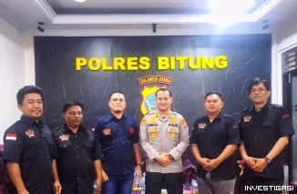 LSM GTI dan Kapolres Bitung Jalin Sinergitas, Perkuat Fungsi Kontrol dan Lawan Hoaks