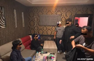 Ops KRYD Gabungan Polsek Mandau dan BKO Polres Bengkalis Sasar THM, Satu Pengunjung Diamankan Usai Tes Urine Positif