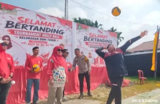 Pembukaan Turnamen Bola Voli Tingkat Kelurahan Duri Timur Tahun 2026
