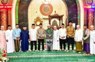 Peringatan Maulid Nabi di Masjid Al-Mizan, Kapolsek Loa Kulu Perkuat Sinergi dan Imbau Kondusivitas Warga
