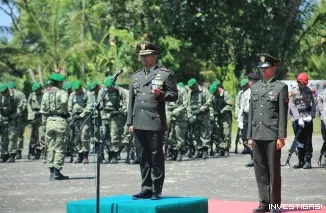 Pimpin Upacara Ziarah Nasional HUT RI  ke-81, Dandim sampaikan Pesan Patriot