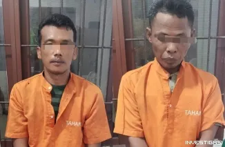 Polsek Tambang Tangkap Dua Pelaku Narkoba di Desa Koto Perambahan, Sita Puluhan Sabu-sabu Siap Edar
