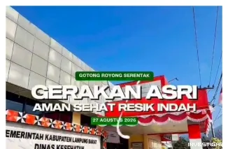 Puskesmas Gedung Surian Dukung Gerakan ASRI: Aman, Sehat, Resik dan Indah di Lampung Barat