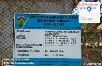 Banprov 200 Juta Untuk Jalan RW 01 Desa Kecapi, Kades Komitmen Jaga Mutu