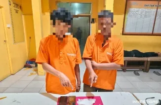 Dua Pengedar Sabu di Tapung Hilir Dibekuk Polisi, Transaksi di Pos Perkebunan Sawit