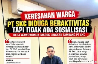 Ketua Pemuda Desa Wawowonua Soroti PT. Sentratama Karya Cemerlang (SKC), Diduga Beraktivitas Tanpa Sosialisasi ke Masyarakat Lingkar Tambang