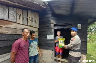 Melalui Program JALUR dan Klinik Terapung, Satpolairud Polres Bengkalis Menyapa dan Bantu Warga Pesisir Desa Berancah