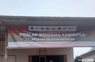 Ormas Garda Antang Patahu Kunjungi Poslap Karhutla Selatan Katingan