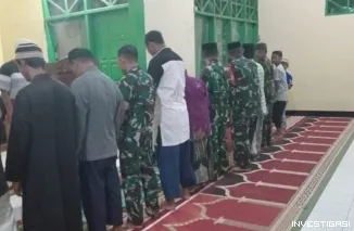 Perkuat Silaturahmi dan Ketaatan Ibadah, Koramil 1426-02/Polsel Gelar Sholat Subuh Berjamaah Keliling