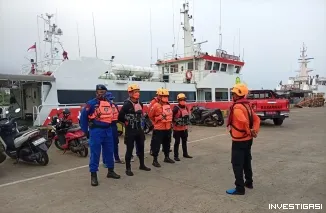 Polda Lampung Perkuat Pencarian 5 Wartawan dan 3 Kru Kapal yang Hilang Kontak di Selat Sunda