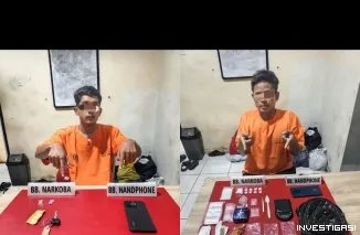 Polres Kampar Sikat Dua Pengedar Narkoba di Desa Sawah, Sita Sabu dan Pil Ekstasi