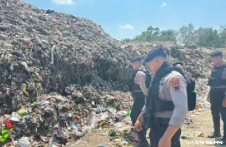 Polresta Pati Gelar Patroli Karhutla di TPA Sukoharjo, Cegah Kebakaran Sejak Dini