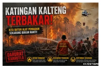 Sajikan Data Sebaran Titik Api, Borneo Nature Fondation : Posisi Kita diapit Api, Semoga Saja Tidak Masuk Zona Inti