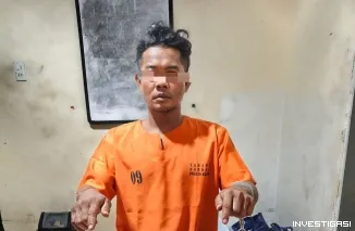 Satresnarkoba Polres Kampar Tangkap Pengedar Narkoba di Desa Tebing Temukan 2.64 Gram Sabu