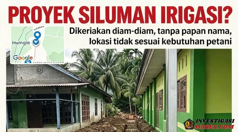 PROYEK SILUMAN DI SIKAYAN! Dikerjakan Diam-Diam, Tanpa Papan Nama, Dinas Pertanian Sama Sekali Tak Tahu &mdash; Dua Sejoli Diduga Monopoli Proyek