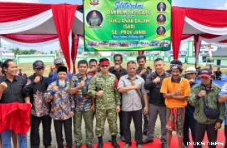 Danrem 042/Gapu Dikukuhkan Sebagai Rajo Pagar Alam, Perkuat Silaturahmi TNI dan Suku Anak Dalam