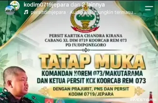 Danrem 073/Makutarama Didampingi Ketua Persit KCK Koorcab Rem 073 PD IV/Diponegoro Berkunjung ke Kodim 0719/Jepara