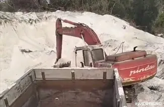Diduga Beroperasi Tanpa Izin, Aktivitas Tambang Pasir di Muara Jawa