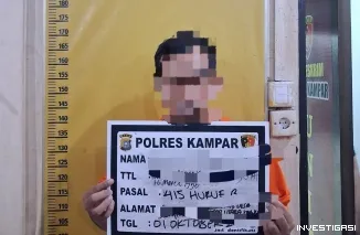 Diduga Cabuli 20 Murid Mantan Kepala Sekolah di Amankan Polisi di Kampar