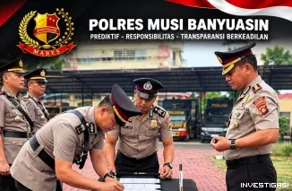 Kapolres Muba AKBP Adik Listiyono Pimpin Sertijab, Kapolsek Keluang dan Tungkal Jaya Berganti Jabatan