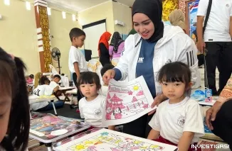 Kenalkan Wisata Bahari, Ratusan Anak PAUD di Jepara Antusias Ikuti Lomba Mewarnai
