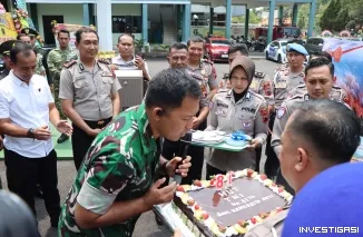 Perkuat Soliditas, Kapolresta Pati Kunjungi Makodim 0718/Pati dalam Rangka HUT ke-81 TNI