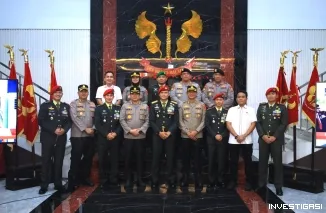 Polda Banten Silaturahmi ke Grup 1 Kopassus, Sampaikan Ucapan Selamat HUT TNI