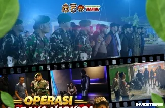 Polres Bengkalis Gelar Operasi Sarang Narkoba, Satu Orang Positif Saat Tes Urine