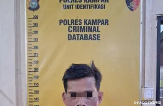 Polres Kampar Tangkap Pria Paru Baya, Nekat Cabuli Anak Tirinya Usia 6 Tahun Hingga Pendarahan