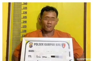 Polsek Kampar Kiri Tangkap Warga Desa Subarak Terkait Peredaran Narkoba
