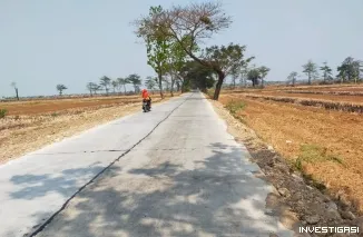 Sukseskan Program 'Jepara MULUS', Pembetonan Jalan Pecangaan Kulon -- Sowan Rampung Dikerjakan