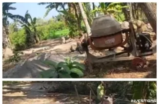 Usai Diberitakan, Molen Muncul di Proyek Irigasi Watuulo Banyuwangi, Tukang Sebut Hanya Pajangan